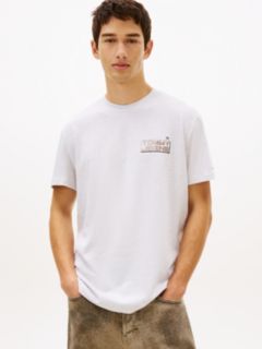 Back Logo Relaxed Jersey T-Shirt — Grey 1