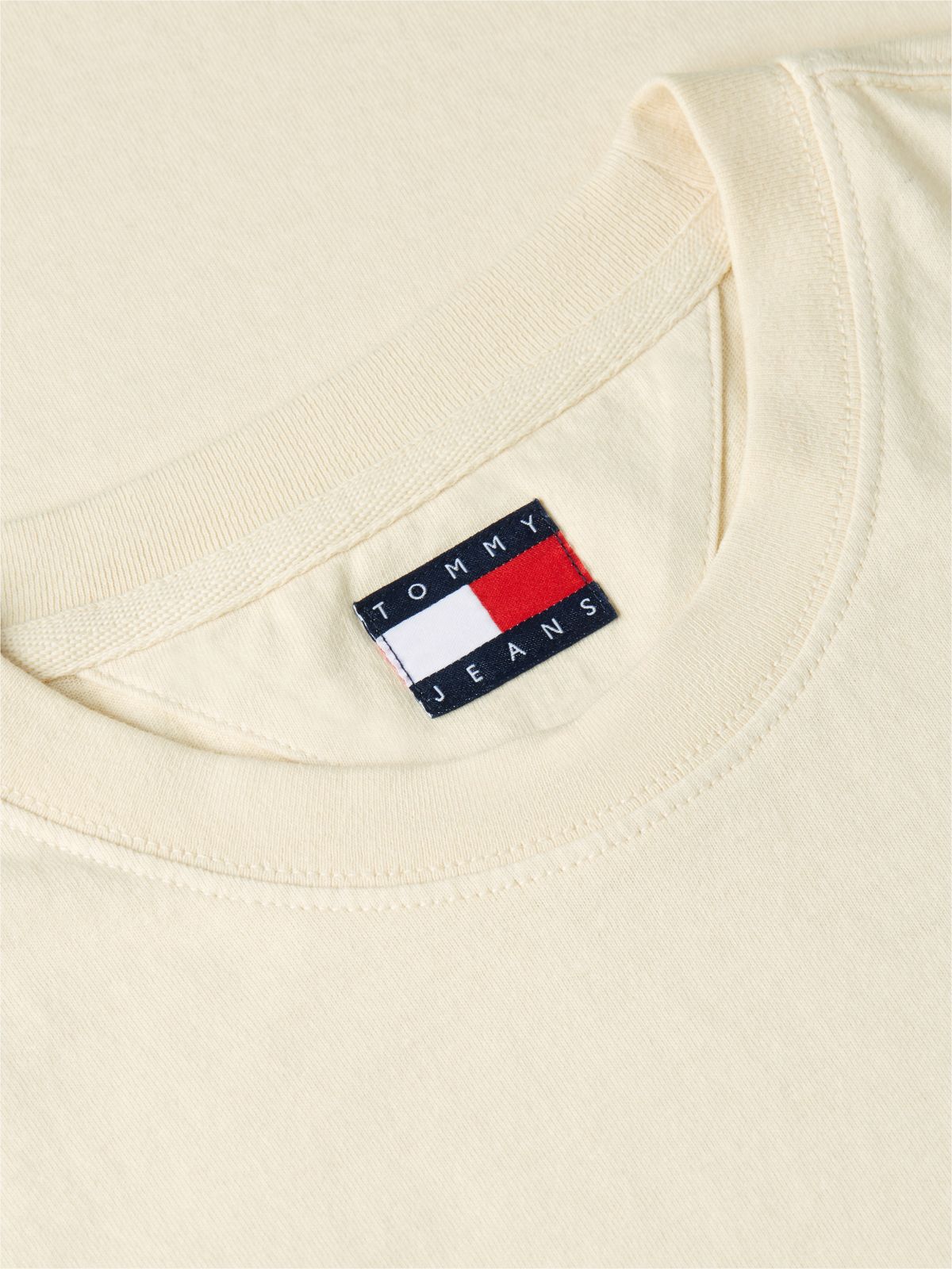 Classic Tonal Logo Oversized T-Shirt — Beige