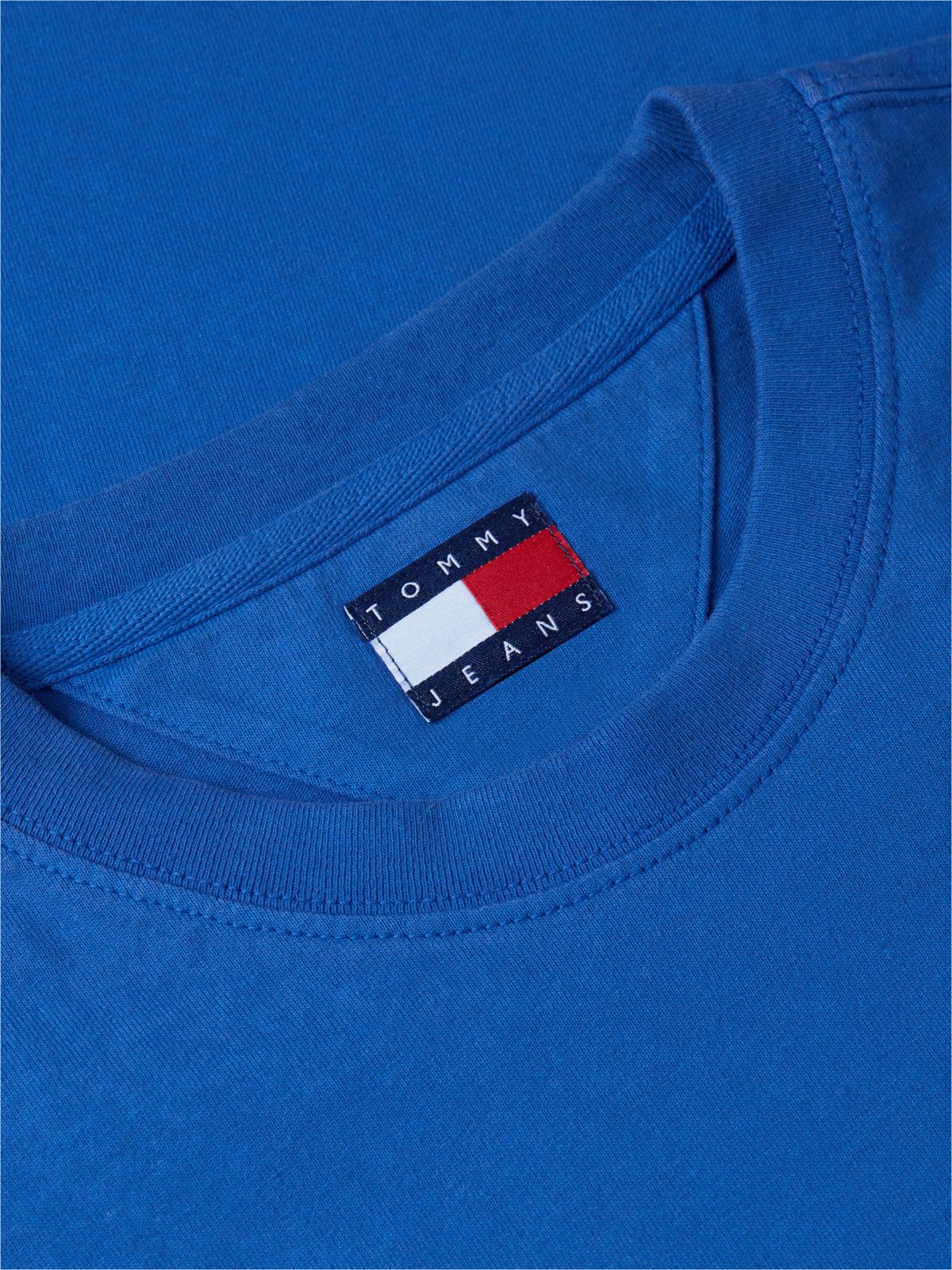 Classic Tonal Logo Oversized T-Shirt — Blue
