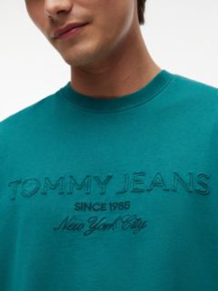 Classic Tonal Logo Oversized T-Shirt — Green 3
