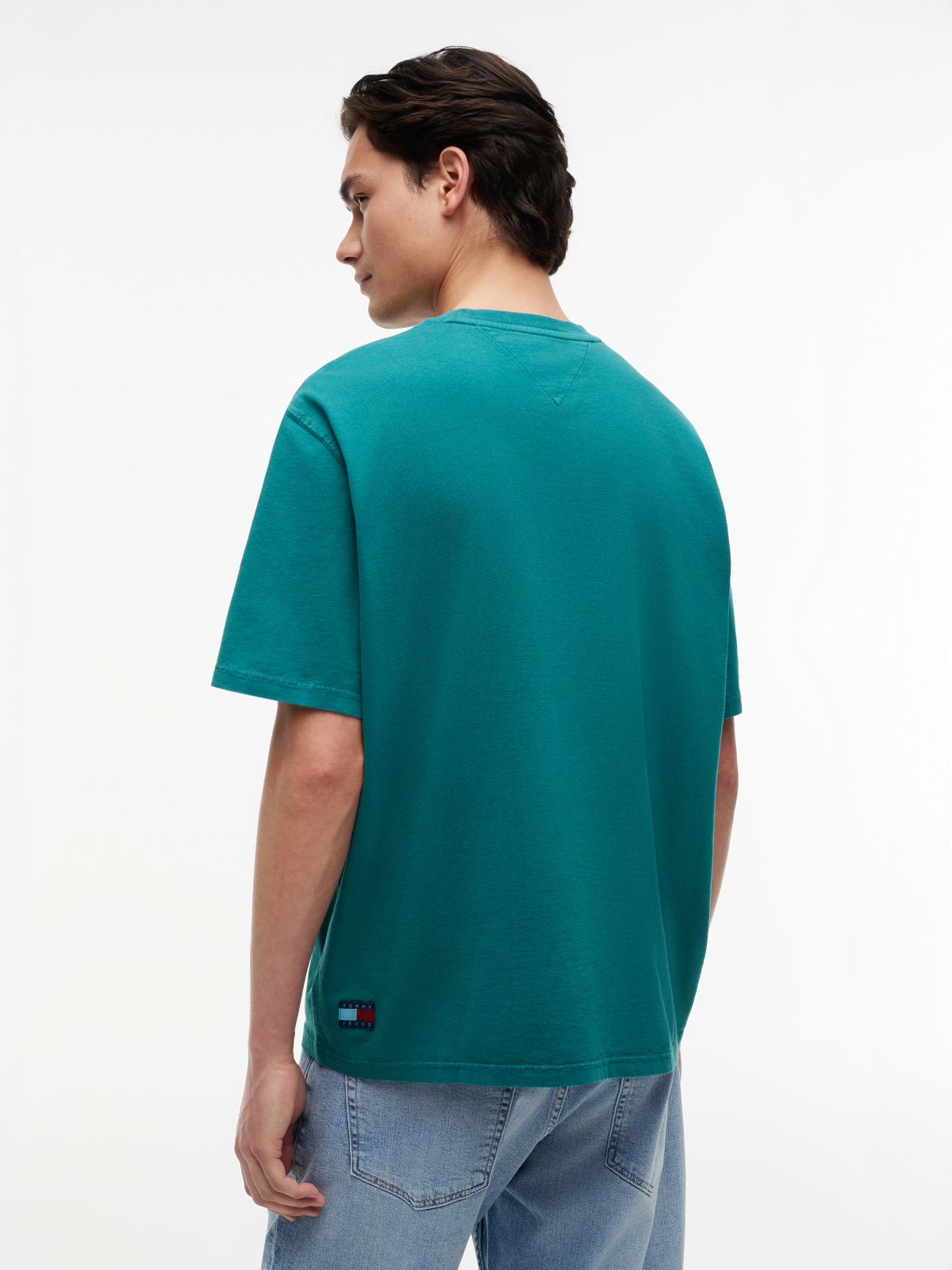 Classic Tonal Logo Oversized T-Shirt — Green
