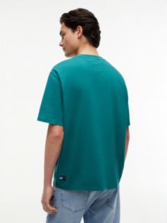 Classic Tonal Logo Oversized T-Shirt — Green 4