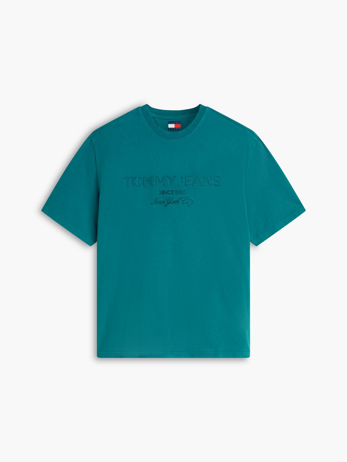 Classic Tonal Logo Oversized T-Shirt — Green