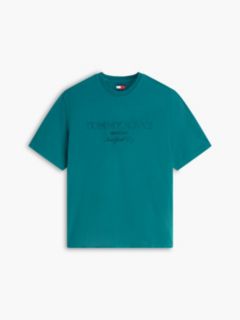 Classic Tonal Logo Oversized T-Shirt — Green 5