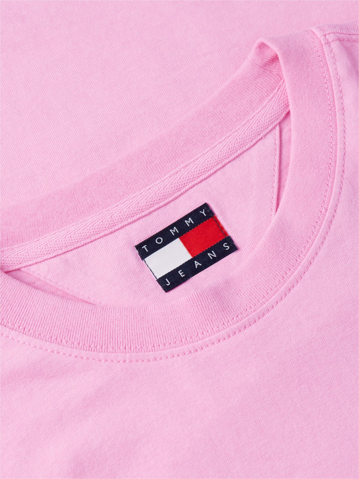 Classic Tonal Logo Oversized T-Shirt — Pink