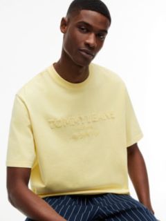 Classic Tonal Logo Oversized T-Shirt — Yellow 3