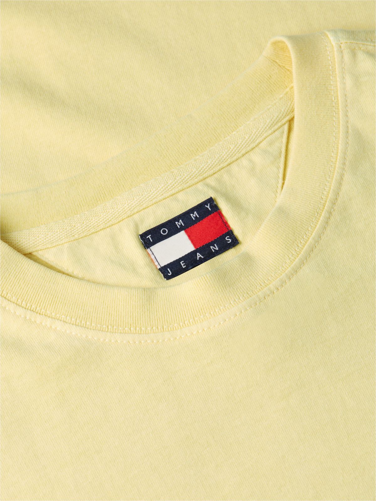 Classic Tonal Logo Oversized T-Shirt — Yellow