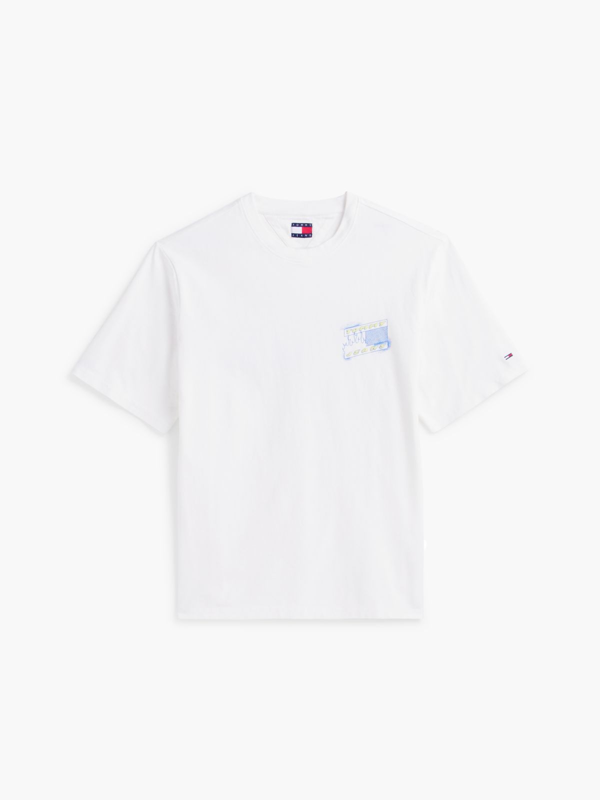 90s Back Bubble Logo Jersey T-Shirt — White