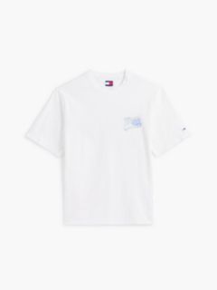 90s Back Bubble Logo Jersey T-Shirt — White 6