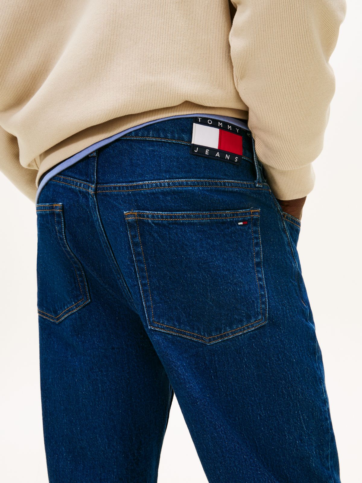 Sonny Tapered Leg Faded Jeans — Blue