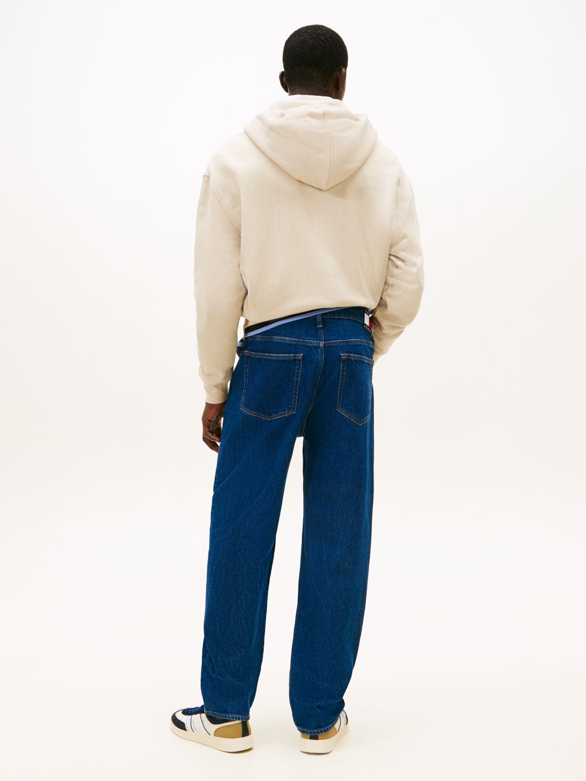 Sonny Tapered Leg Faded Jeans — Blue