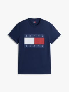 Flag Badge Crew Neck T-Shirt — Blue 5