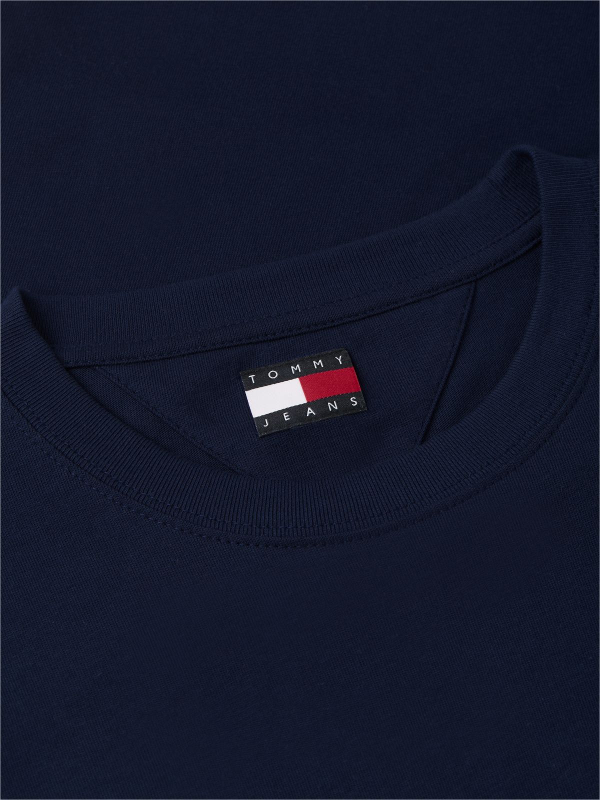 Flag Badge Crew Neck T-Shirt — Blue