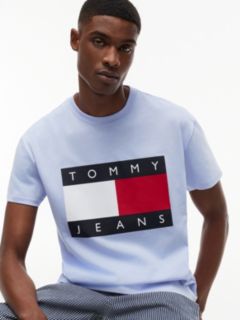 Flag Badge Crew Neck T-Shirt — Purple 3