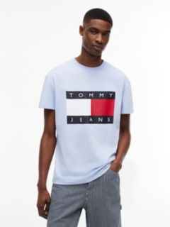 Flag Badge Crew Neck T-Shirt — Purple 1