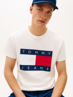 Flag Badge Crew Neck T-Shirt — White 2
