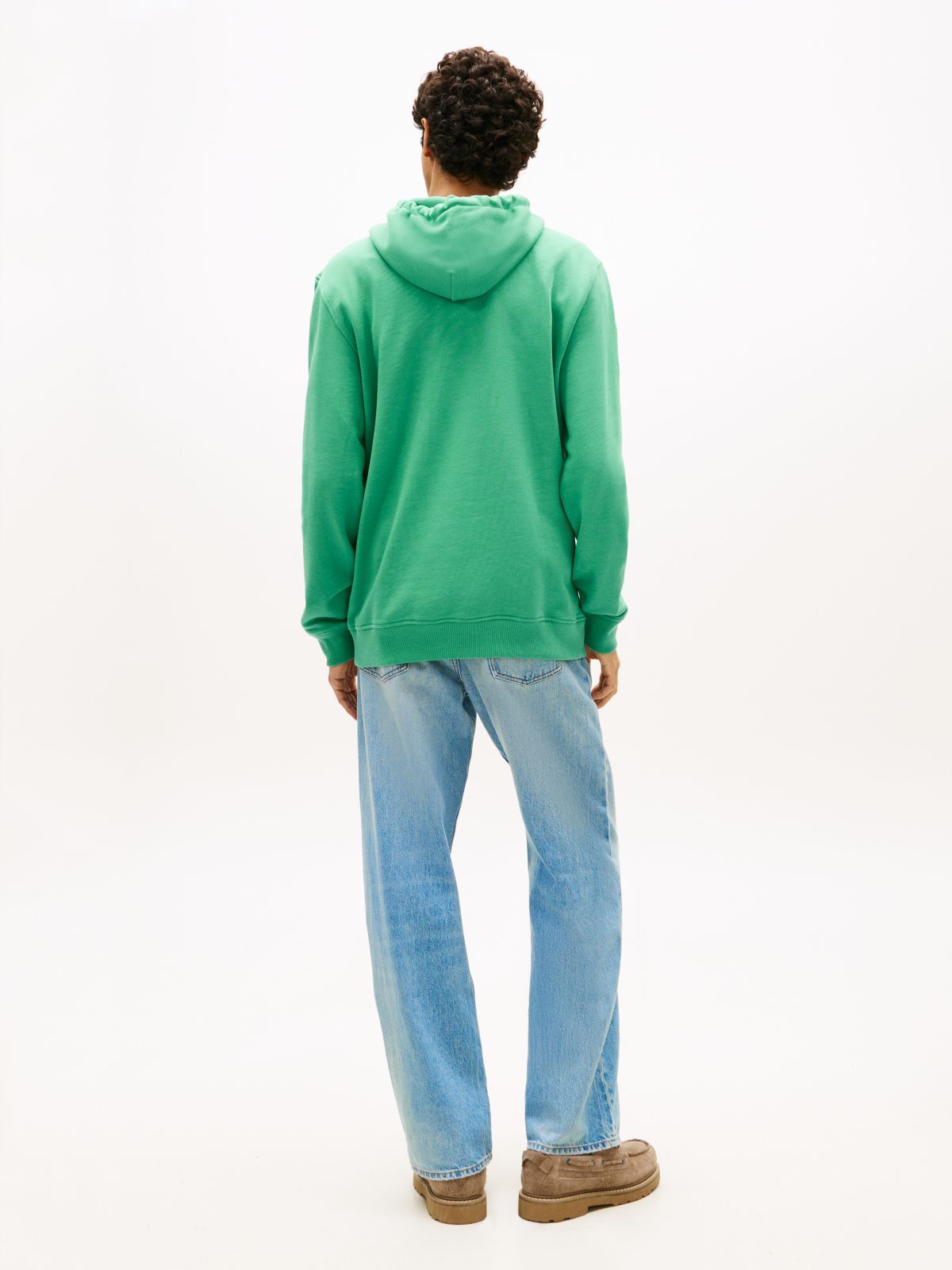 Tommy Badge Terry Hoody — Green