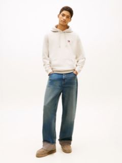 Tommy Badge Terry Hoody — White 3
