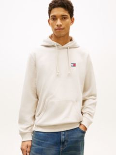 Tommy Badge Terry Hoody — White 1