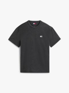 Tommy Badge Jersey Crew Neck T-Shirt — Black 5