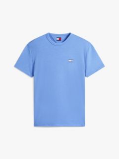 Tommy Badge Jersey Crew Neck T-Shirt — Blue 5