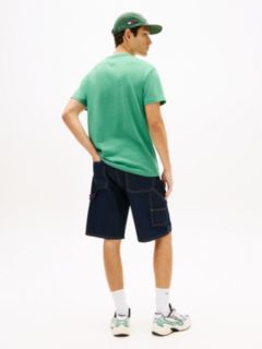 Tommy Badge Jersey Crew Neck T-Shirt — Green 4