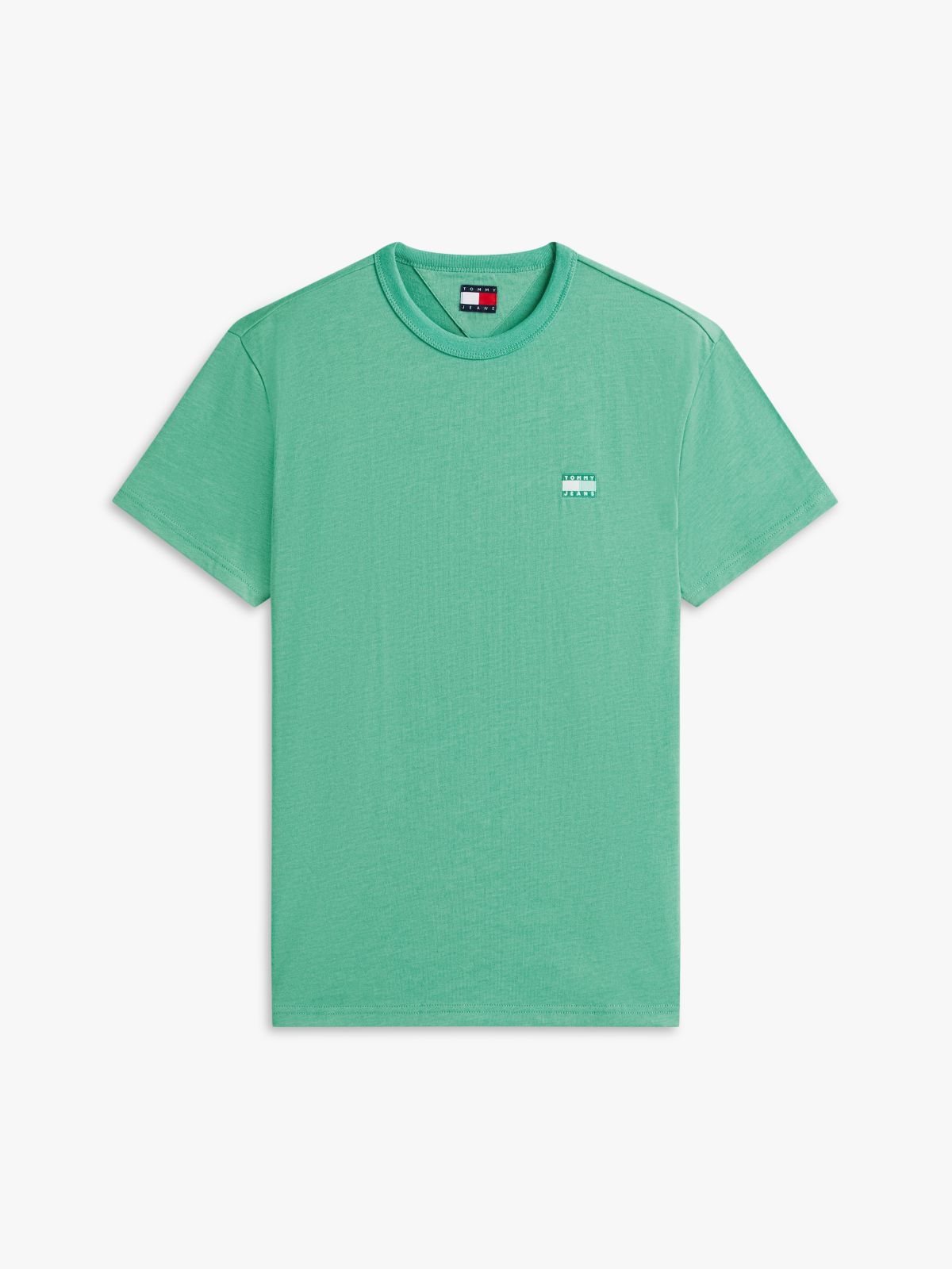 Tommy Badge Jersey Crew Neck T-Shirt — Green