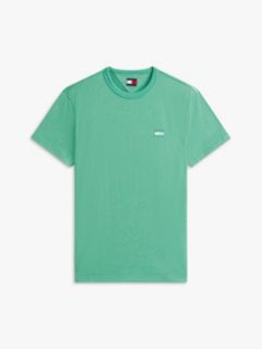 Tommy Badge Jersey Crew Neck T-Shirt — Green 5