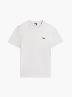 Tommy Badge Jersey Crew Neck T-Shirt — Grey 5