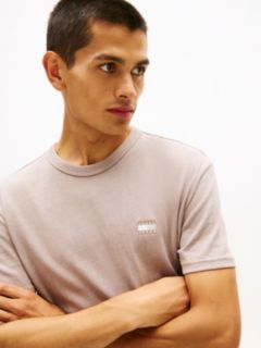 Tommy Badge Jersey Crew Neck T-Shirt — Grey 2