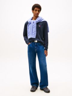 Tommy Badge Long Sleeve T-Shirt — Blue 3