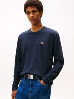 Tommy Badge Long Sleeve T-Shirt — Blue 1