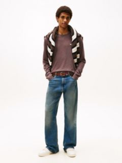 Tommy Badge Long Sleeve T-Shirt — Brown 3