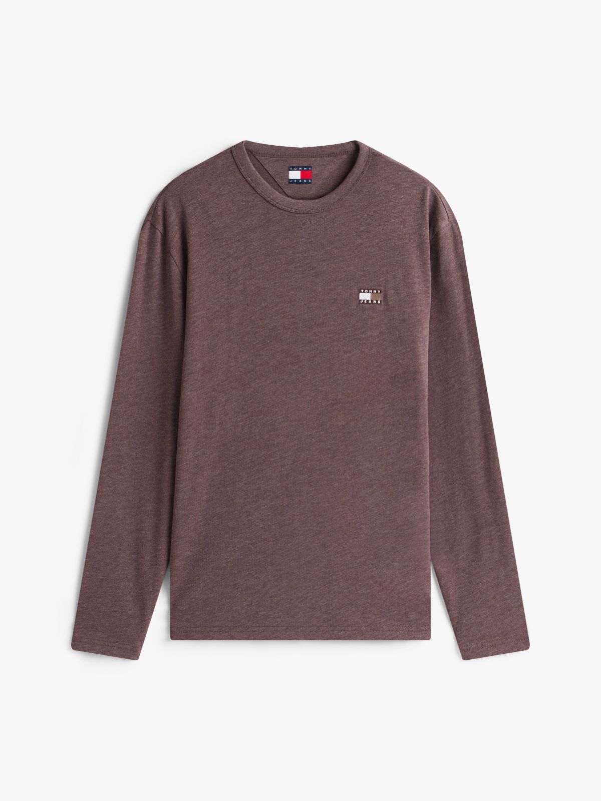 Tommy Badge Long Sleeve T-Shirt — Brown