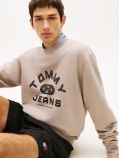 Graphic Terry Crew Neck Sweatshirt — Grey 2