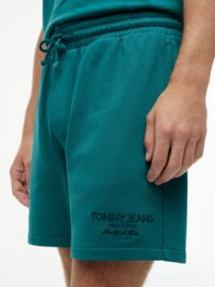 Classic Tonal Logo Embroidery Sweat Shorts — Green 3