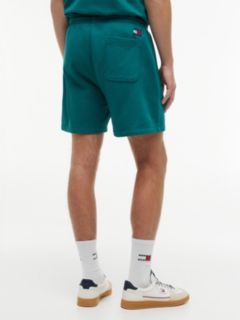 Classic Tonal Logo Embroidery Sweat Shorts — Green 4