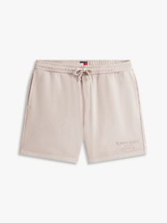 Classic Tonal Logo Embroidery Sweat Shorts — Grey 5