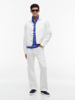 Tommy Flag Regular Fit Stripe Polo Shirt — Blue 2