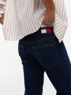 Austin Slim Tapered Leg Topstitch Jeans — Blue 4
