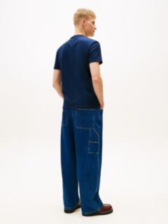 Logo Appliqué Jersey T-Shirt — Blue 4