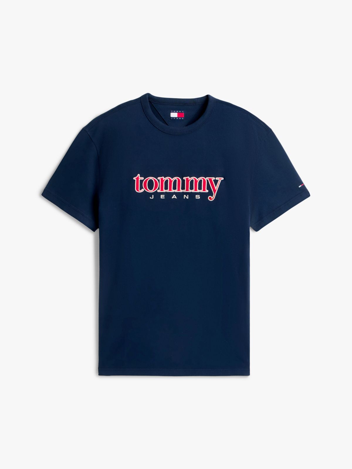 Logo Appliqué Jersey T-Shirt — Blue