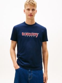Logo Appliqué Jersey T-Shirt — Blue 1