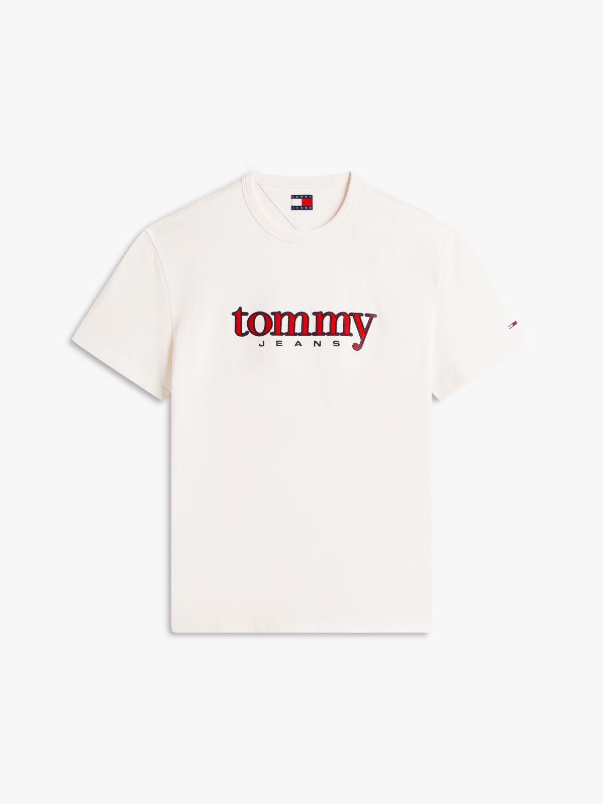 Logo Appliqué Jersey T-Shirt — White