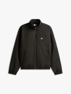 Collar Logo Water Repellent Zip-Thru Jacket — Black 7