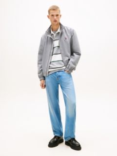 Collar Logo Water Repellent Zip-Thru Jacket — Grey 3