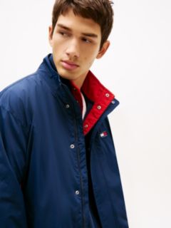 Flag Badge Back Logo Water Repellent Jacket — Blue 2