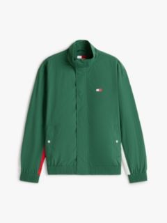 Flag Badge Back Logo Water Repellent Jacket — Green 6