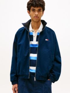 Twill Zip-Thru Jacket — Blue 1