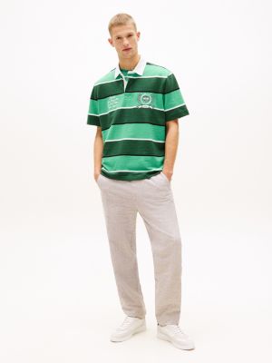 grey sonny tapered leg linen blend chinos for men tommy jeans